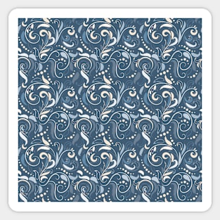 Decorative pattern in Baroque style Sticker